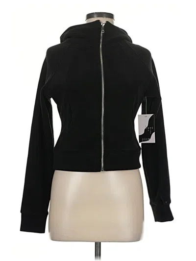Pre-owned Love Poem Zip Up Hoodie In Black