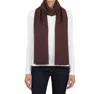 Love Quotes Eyelash Fringe Scarf In Truffle In Brown