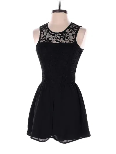 Pre-owned Love Reign Romper In Black