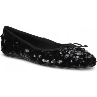Love Rio Allegra Sequin Ballet Flat In Black