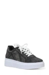 Love Rio Chuck Denim Platform Sneaker In Denim Black