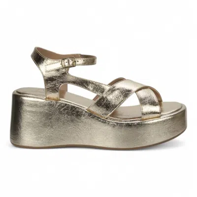 Love Rio Women's Alto Wedge Sandal In Champagne In Neutral
