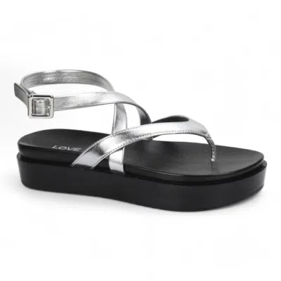 Love Rio Women's Arpoador Seaside Sandal In Silver