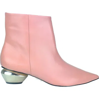 Love Rio Women's Carrano's Leather Bootie In Pink