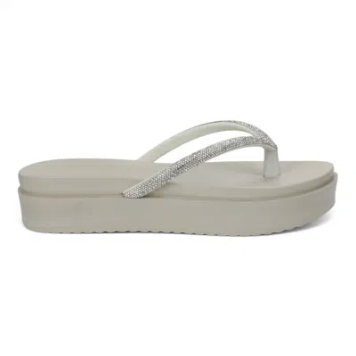 Love Rio Women's Copacabana Seaside Bling Sandals In Off White