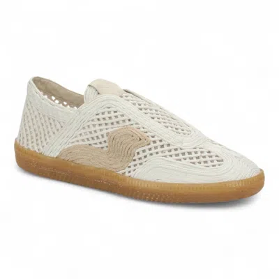 Love Rio Women's Franky Vintage Crochet Sneakers In Off White