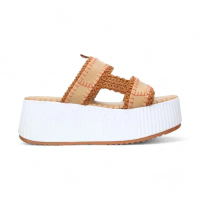 Love Rio Women's Gillie Slide Sandals In Pecan In Beige