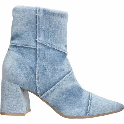 Love Rio Women's Maron Ankle Booties In Denim Blue