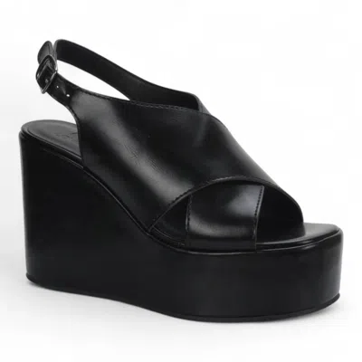 Love Rio Women's Zaza Wedge Sandal In Black