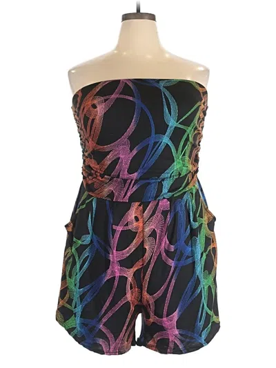 Pre-owned Love Romper In Black