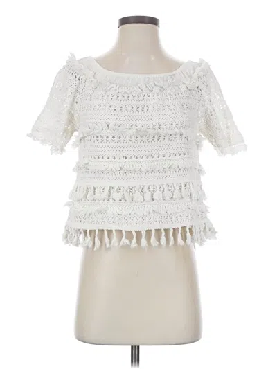 Pre-owned Love Sam 3/4 Sleeve Blouse In Ivory