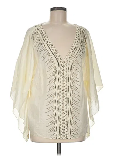 Pre-owned Love Sam 3/4 Sleeve Blouse In Ivory