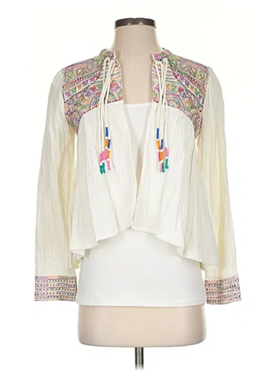 Pre-owned Love Sam Cardigan Sweater In Ivory