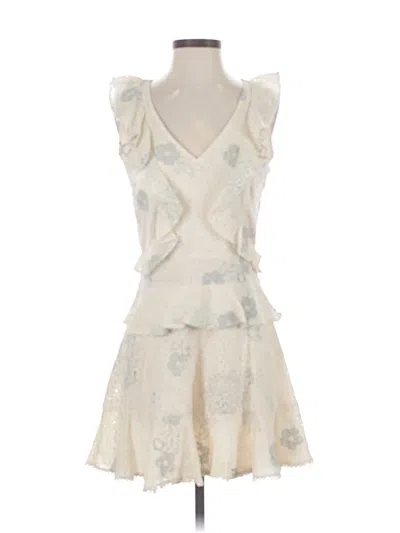 Pre-owned Love Sam Cocktail Dress In White