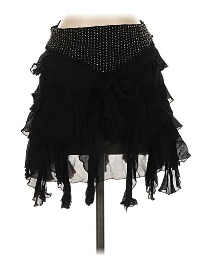 Pre-owned Love Sam Formal Skirt In Black