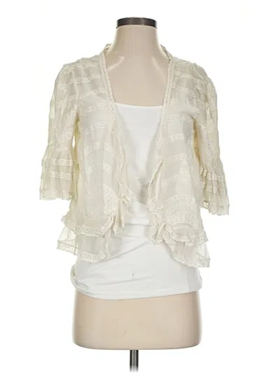 Pre-owned Love Sam Kimono In Ivory