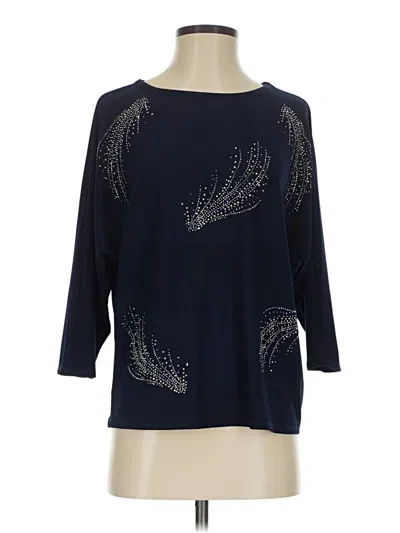 Pre-owned Love Scarlett 3/4 Sleeve T-shirt In Blue