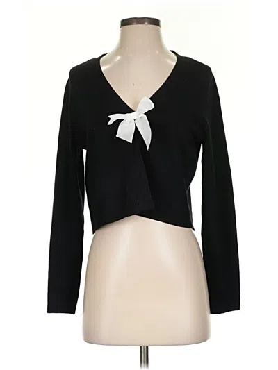 Pre-owned Love Scarlett Cardigan Sweater In Black