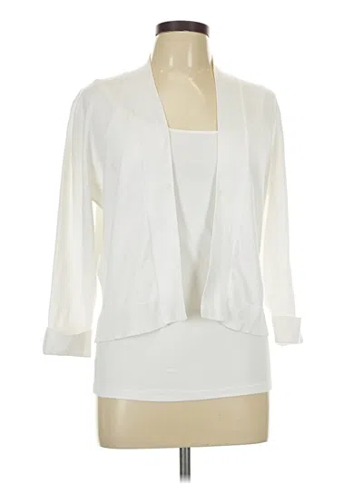Pre-owned Love Scarlett Cardigan Sweater In Ivory