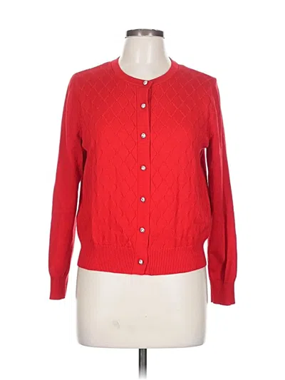 Pre-owned Love Scarlett Cardigan Sweater In Red
