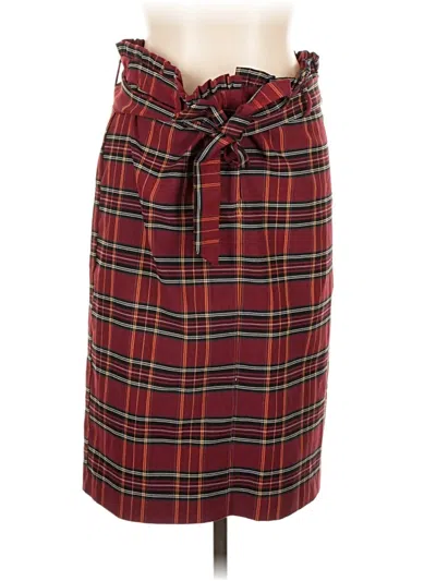 Pre-owned Love Scarlett Casual Skirt In Burgundy