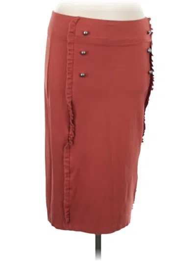 Pre-owned Love Scarlett Casual Skirt In Burgundy