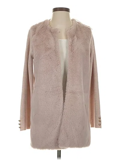 Pre-owned Love Scarlett Faux Fur Jacket In Pink