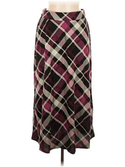 Pre-owned Love Scarlett Formal Skirt In Burgundy