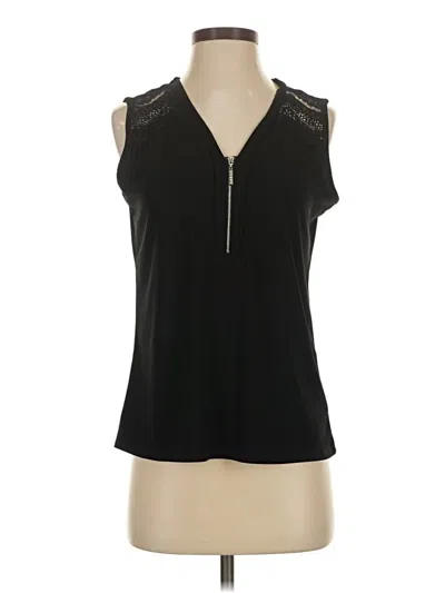 Pre-owned Love Scarlett Sleeveless Blouse In Black