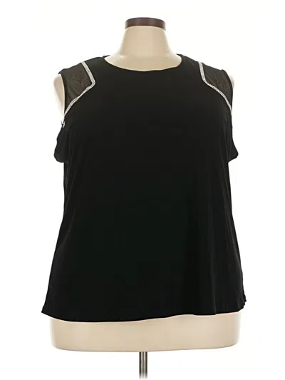 Pre-owned Love Scarlett Sleeveless Blouse In Black