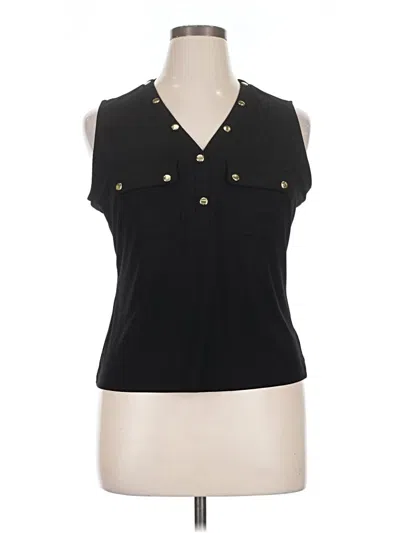 Pre-owned Love Scarlett Sleeveless Blouse In Black