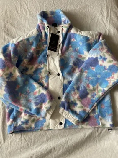 Pre-owned Love Shack Fancy Womens Bogner Fire + Ice Ninetta Jacket Size S In Multicolor