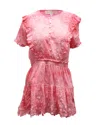 Love Shack Loveshackfancy Sheldon Mini Dress In Pink Cotton In Pink
