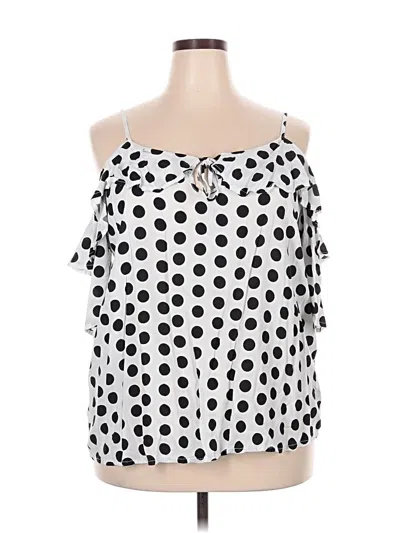 Pre-owned Love Sleeveless Blouse In White