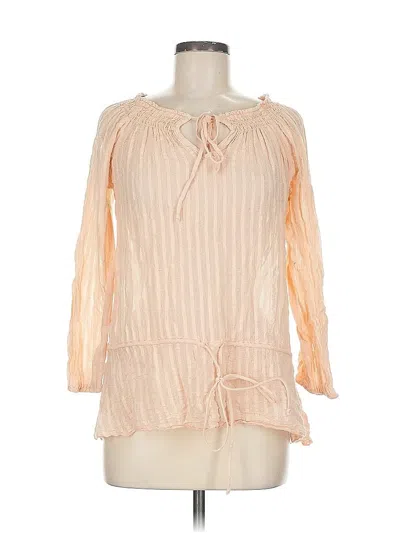Pre-owned Love Squared 3/4 Sleeve Blouse In Pink