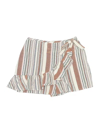 Pre-owned Love Squared Girls Kids' Skirt In Brown