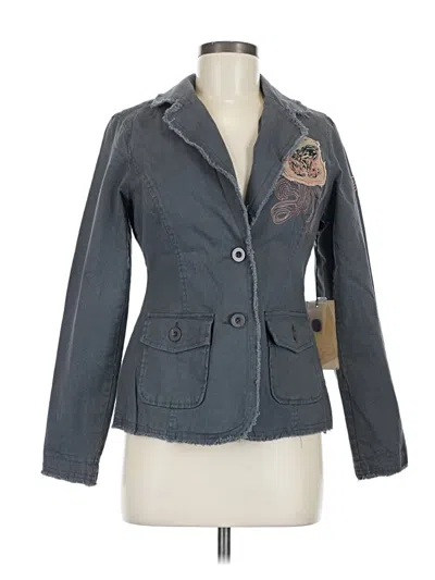 Pre-owned Love Stitch Blazer Jacket In Gray