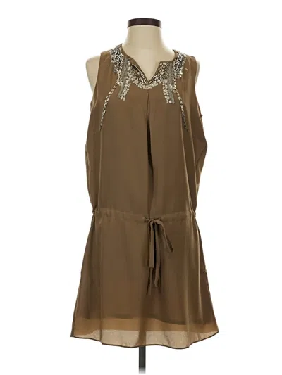 Pre-owned Love Stitch Casual Dress In Brown