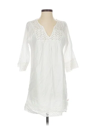 Pre-owned Love Stitch Casual Dress In White