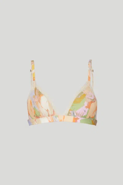 Love Stories Bralette Fantasia Astratta In Beige