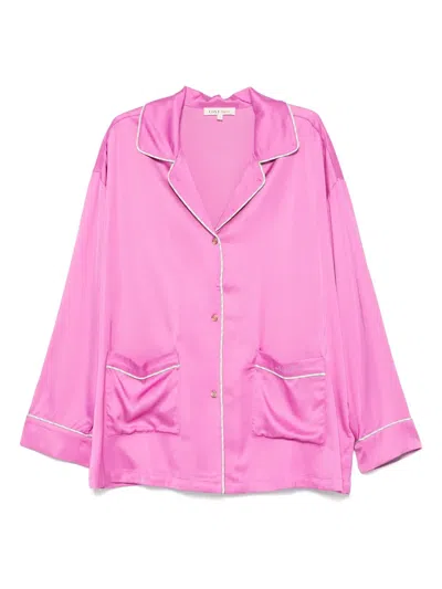 Love Stories Cedric Pajama Top In Purple Purple