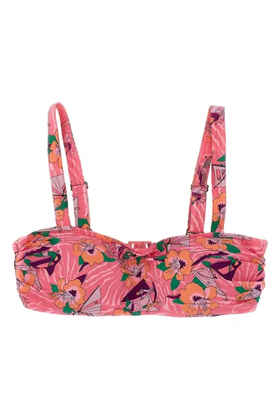 Love Stories Floral Print Bikini Top