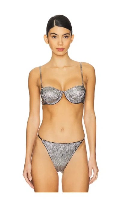 Love Stories Glow Bra In Silver
