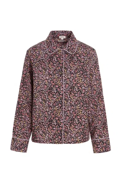 Love Stories 'jo' Pajama Shirt In Brown