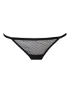 Love Stories Mesh-lace Briefs In Black