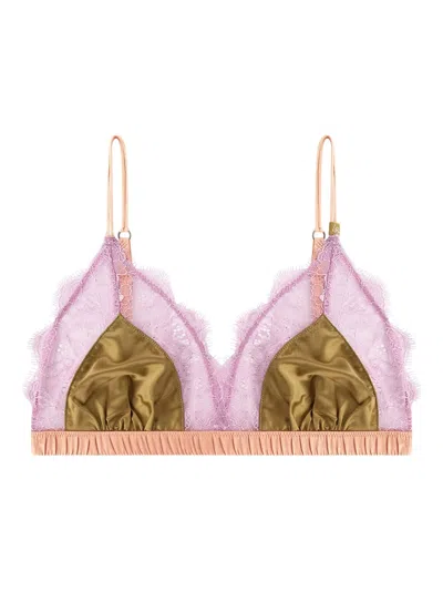 Love Stories Lace-trimmed Bra In Multi