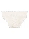 Love Stories Lace-trimmed Embroidered Briefs In White