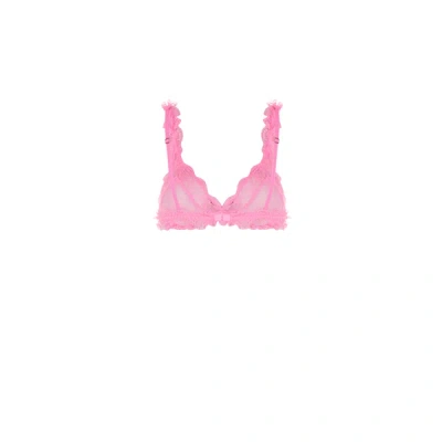 Love Stories Love Lace Triangle Bra In Blue