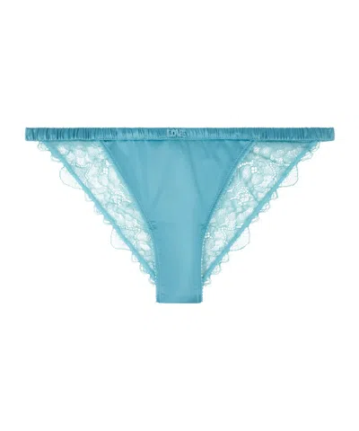 Love Stories Mid-rise Briefs In Blue