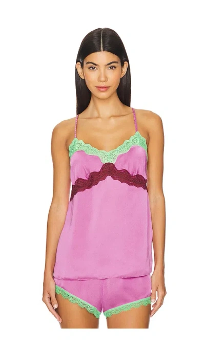 Love Stories Pandora Top In Purple